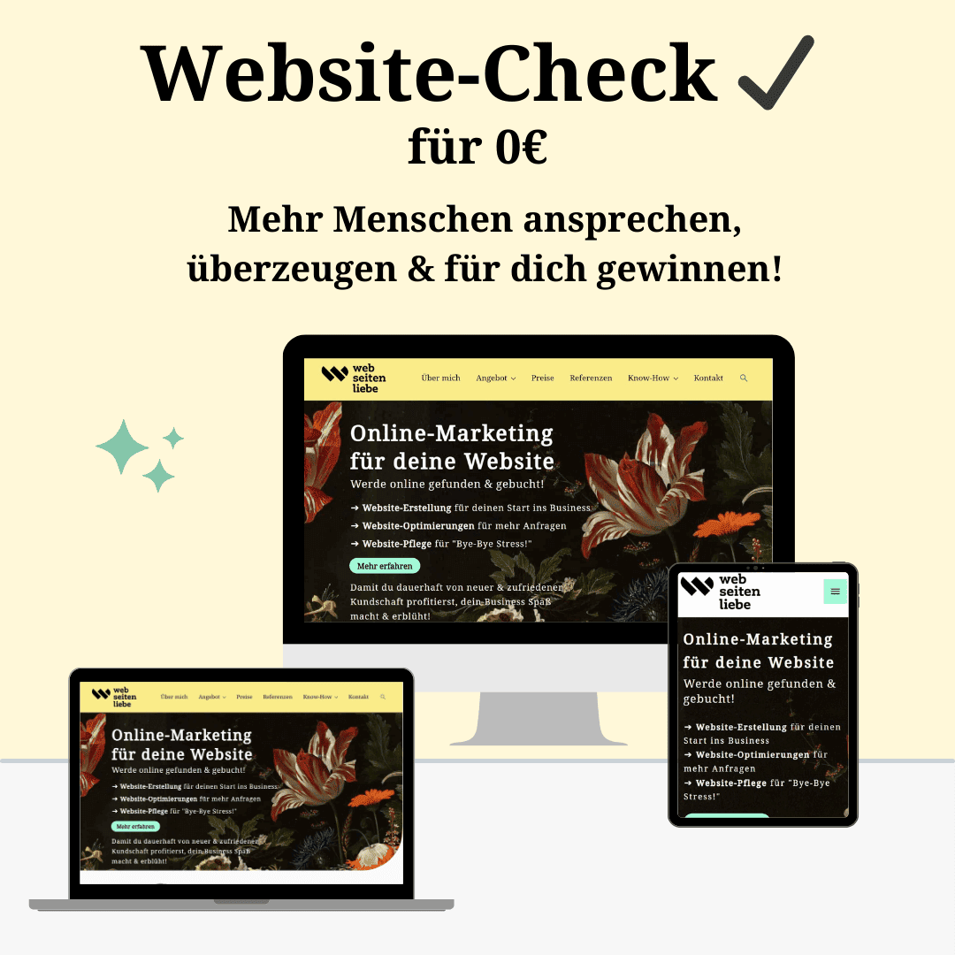 Website-Check für 0€ | Webseitenliebe