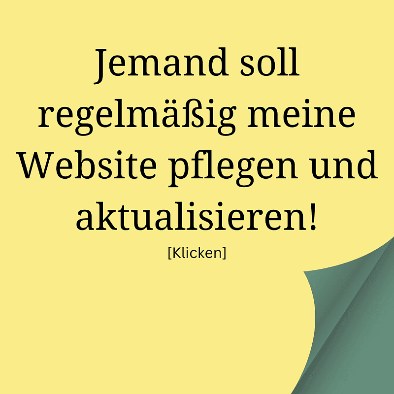 Website-Aktualisierungen | Betreuung durch Webseitenliebe